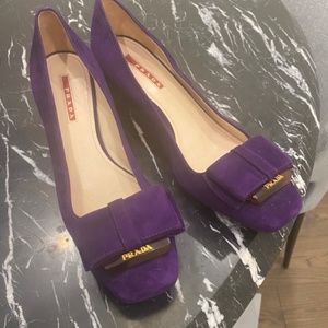 Prada Purple Heels US 38.5